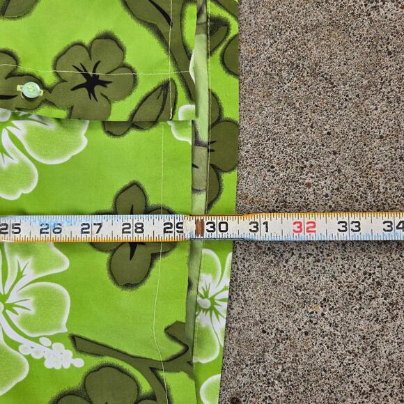 Vtg TONY'S MAN Vibrant Flowers All Over Print Skate Surf Button Up Shirt XL Fit - Picture 6 of 6